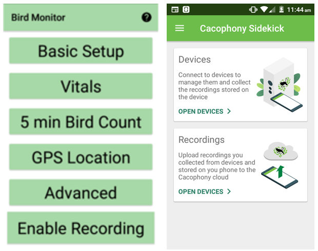 Updated Bird Monitor and Sidekick apps.