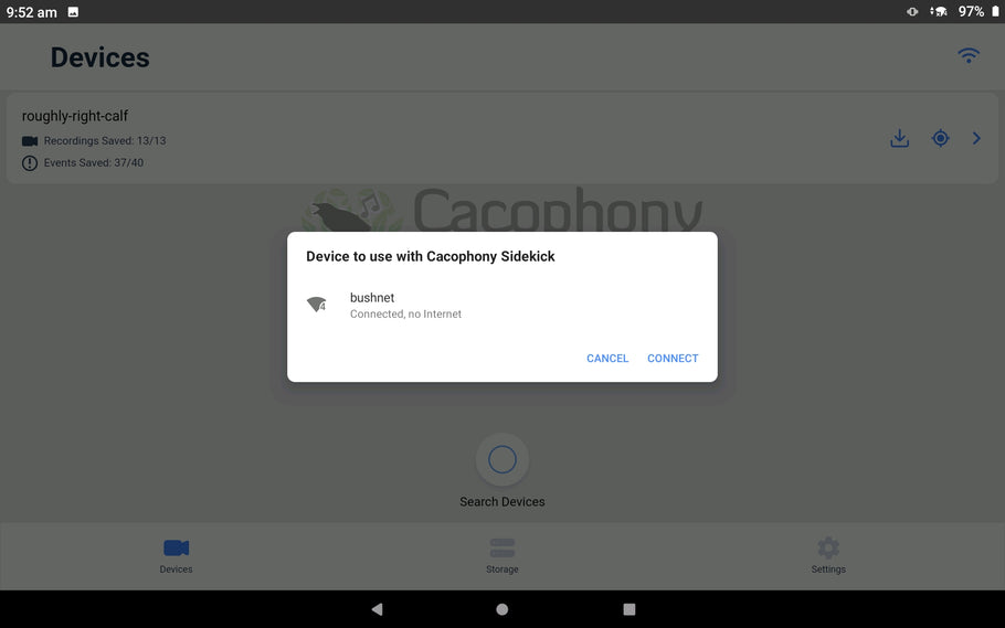 Improved connection mechanism for Sidekick on Android
