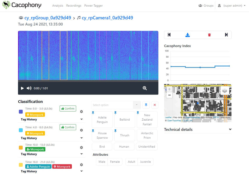 Improvements to audio and video tagging: zoom, attributes, search, pinning