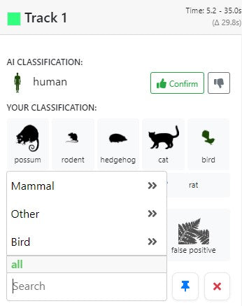 Hierarchical tags - you can now tag stoats, rats, etc!