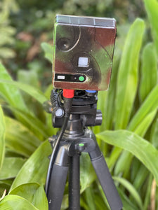 DOC AI Cam on a tripod