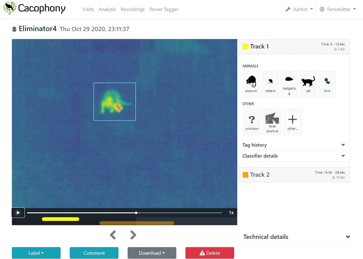DOC AI Cam cloud data storage – 2040